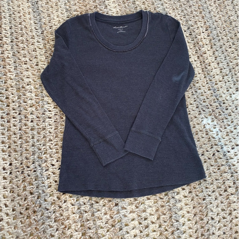 Eddie Bauer Charcoal Long Sleeve Shirt XL